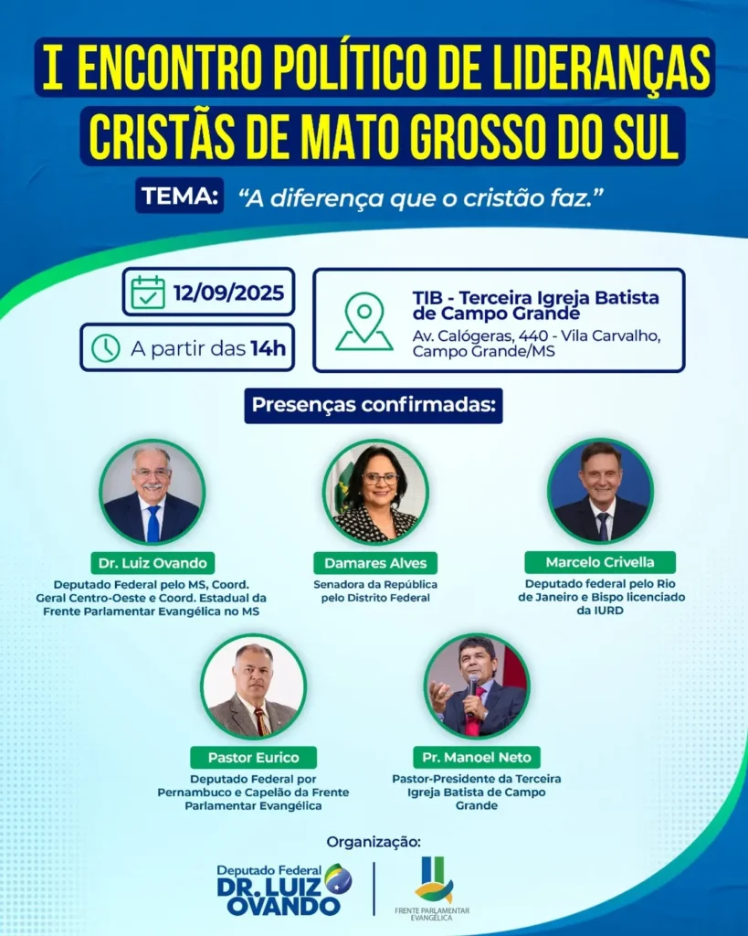 I Encontro Político de Lideranças Cristãs de Mato Grosso do Sul