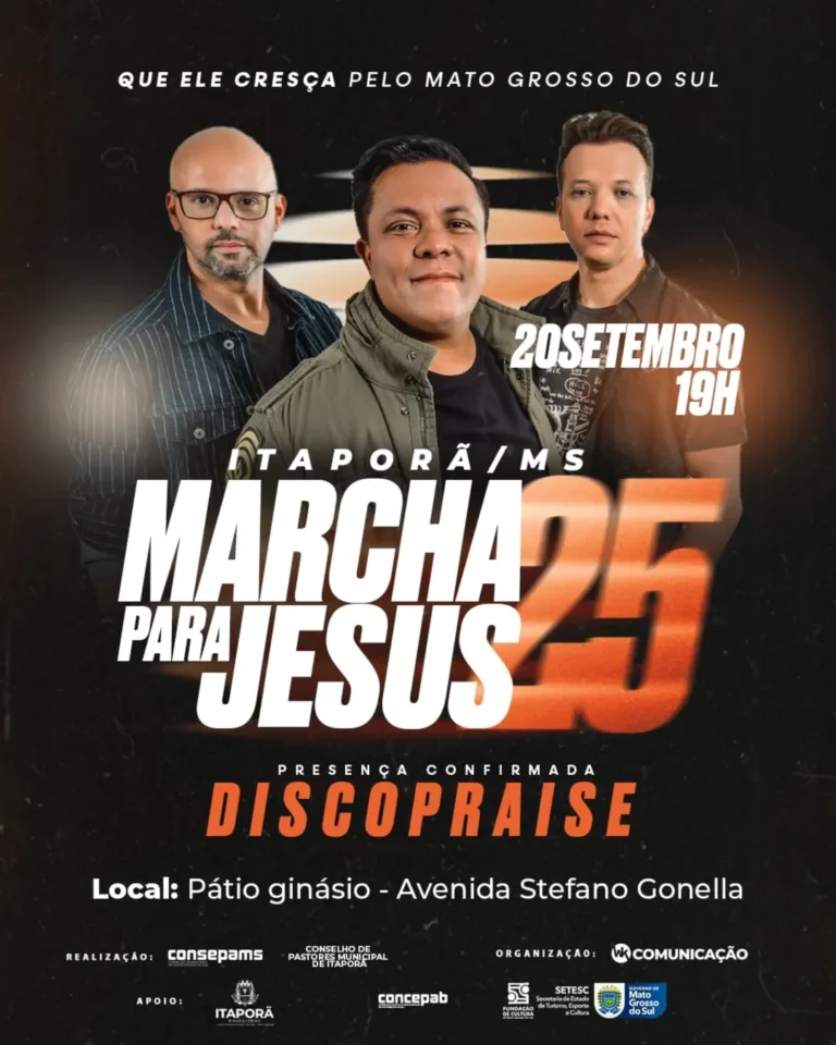 Marcha para Jesus Itaporã – 2025