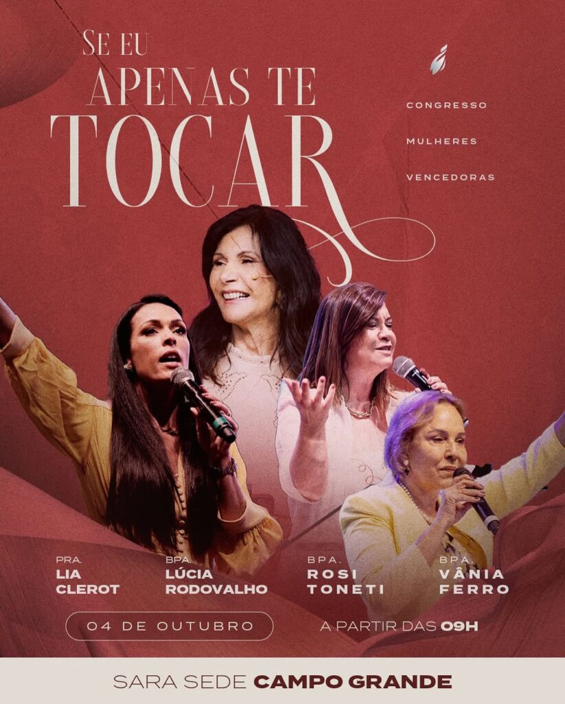 Congresso de Mulheres Vencedoras – Se eu apenas Te tocar