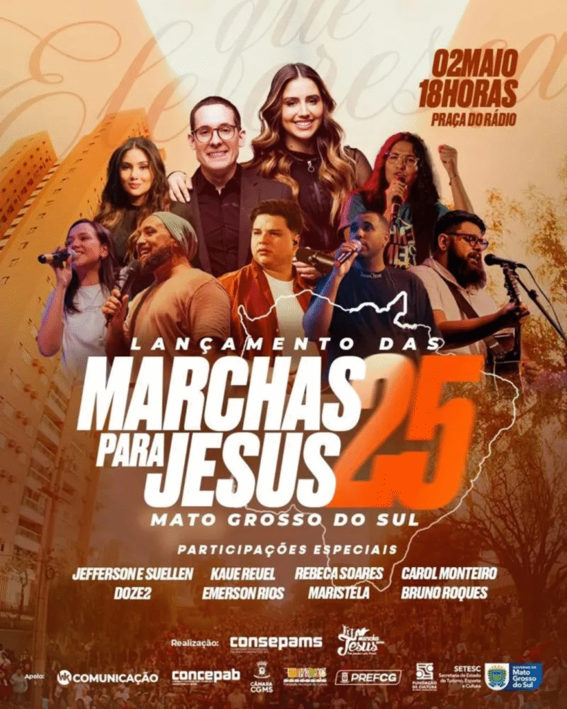 Lançamento Marcha para Jesus 2025